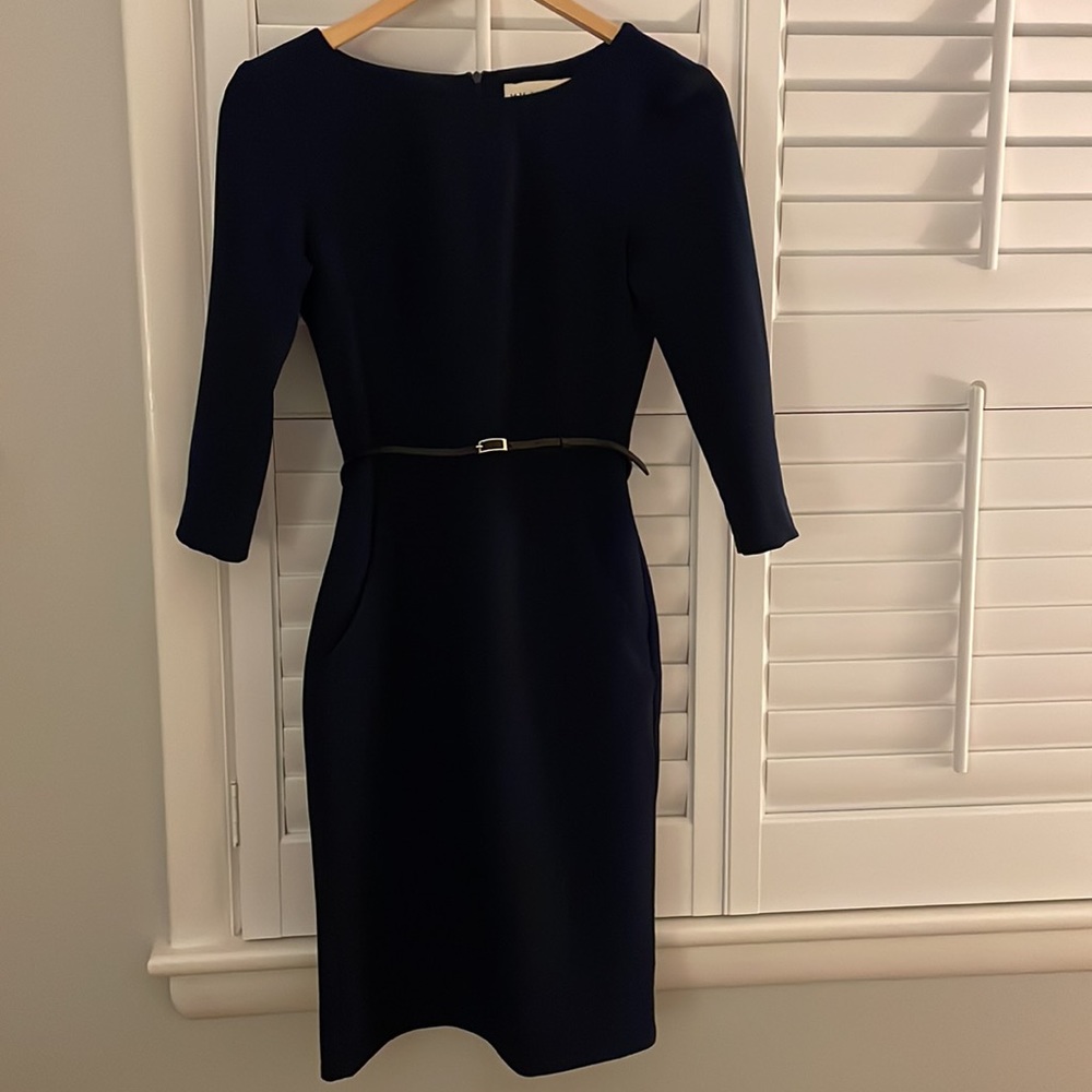 M.M. Lafleur Etsuko Dress - Navy Blue
